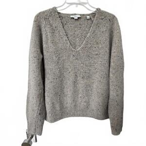 VINCE - Wool/Alpaca Blend V-Neck Sweater.  Size Large
